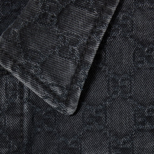 Children's GG denim jacquard jacket Detail 3