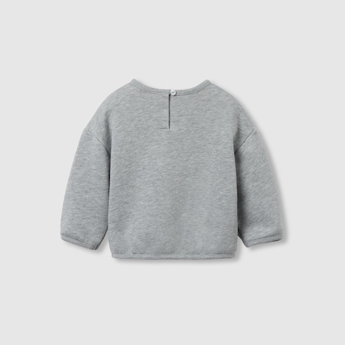 Sweat-shirt pour bébé en coton imprimé