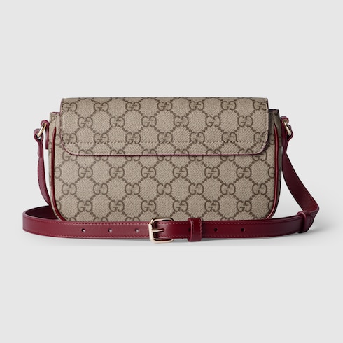 【GUCCI】W.POUCH COCCIA GG RAFIA/HAR.TRAVEL◆8162849AAGL Ophidia pochette in beige and dark brown fabric | GUCCI® US