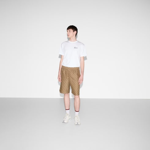 GG Supreme linen shorts