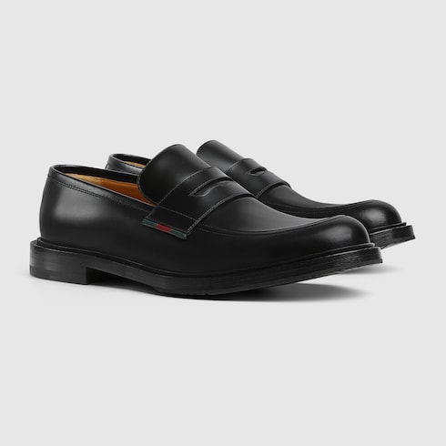 Men's loafer with leather Web Detail 2