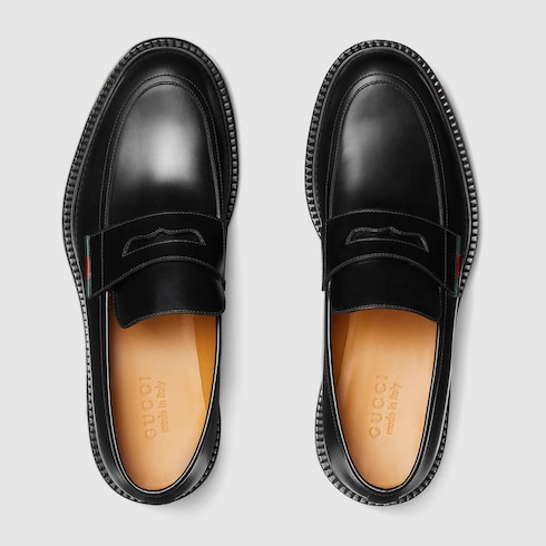 Men's loafer with leather Web Detail 5