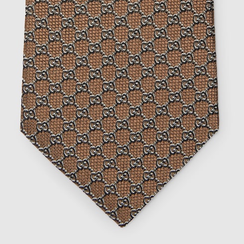 GG silk jacquard tie