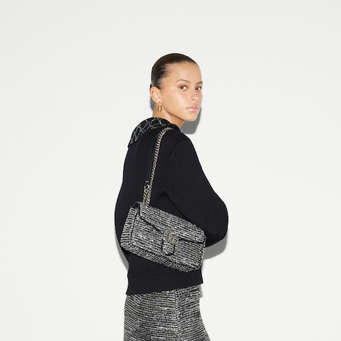 GG Marmont embroidered medium shoulder bag