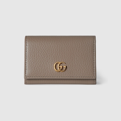 Bi-color GG Marmont card case