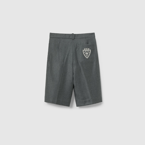Children's embroidered flannel pant