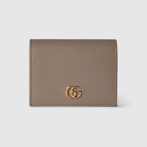 Kleine, zweifarbige GG Marmont Brieftasche