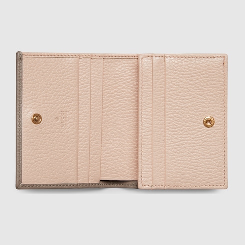 Bi-color GG Marmont small wallet