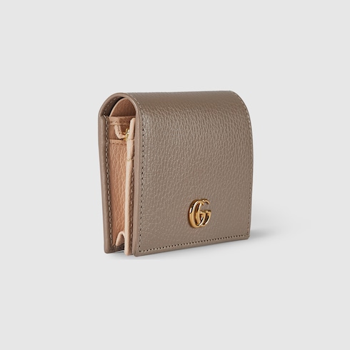Bi-color GG Marmont small wallet