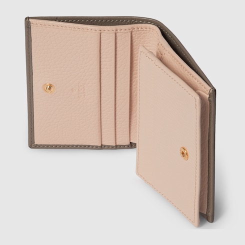 Bi-color GG Marmont small wallet