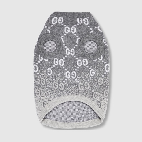 Wool jacquard pet sweater