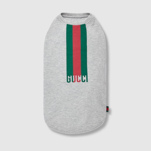 T-shirt in cotone stampato per animali domestici