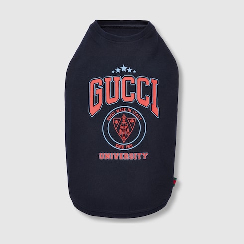 T-shirt in cotone stampato per animali domestici