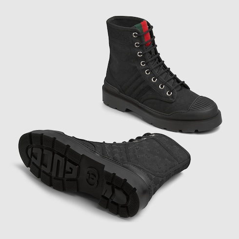 Bottines avec bande Web pour homme