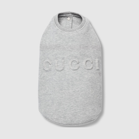 Embossed cotton pet sweatshirt Detail 2