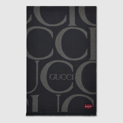 Couverture en laine bouclée Gucci