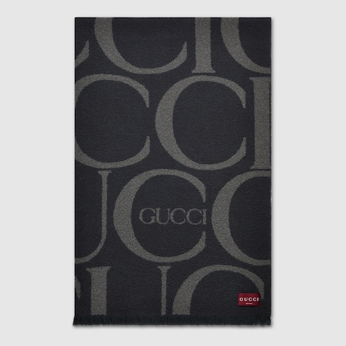 Gucci wool bouclé blanket