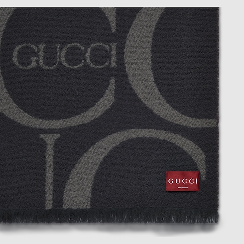 Gucci羊毛结子绒盖毯