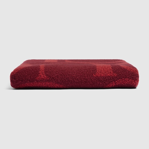 Manta de lana de rizo Gucci