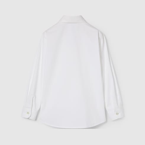 Chemise enfant en coton brodé
