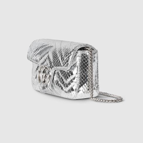 GG Marmont python mini bag