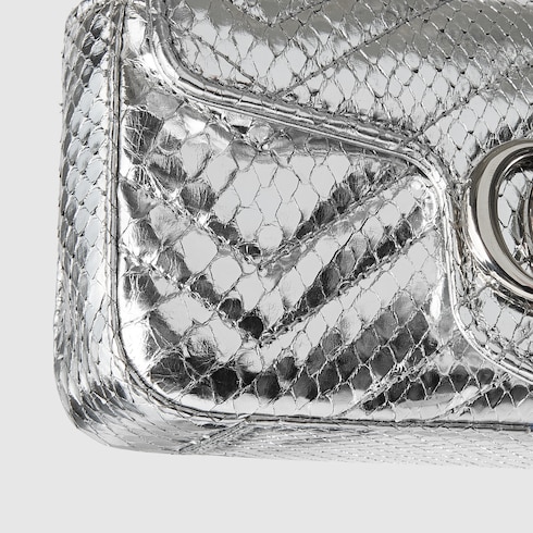 GG Marmont python mini bag