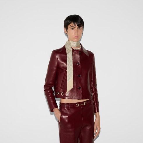 Lazo de seda con estampado