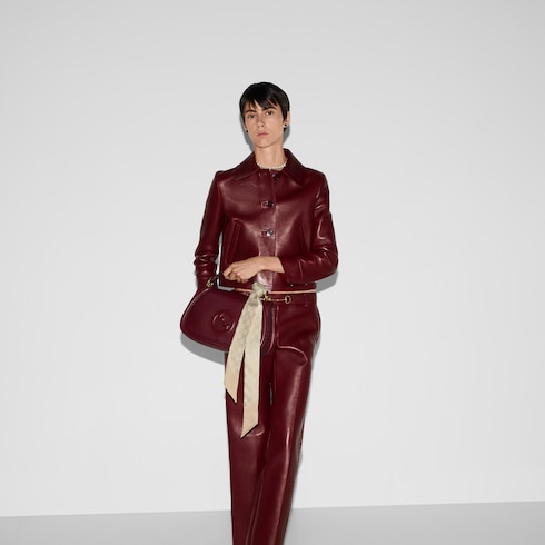 Lazo de seda con estampado