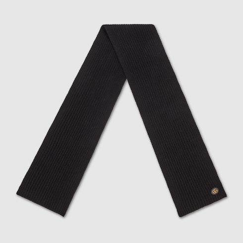 Шарф из шерсти и кашемира с Double G