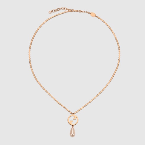 Gucci Blondie crystal necklace