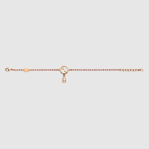Bracciale Gucci Blondie con cristalli