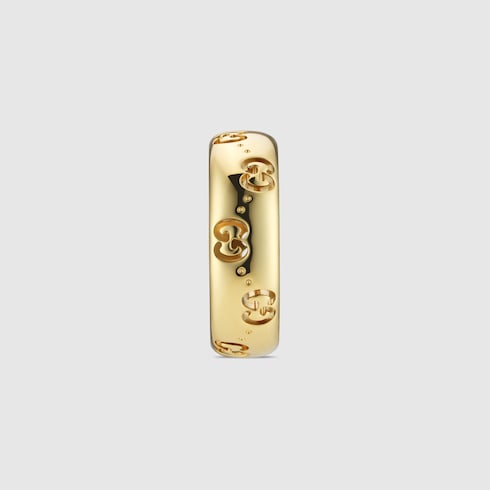Schmaler Icon GG Ring 18 Karat
