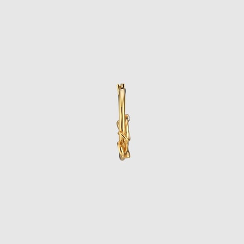 Pendientes de aro con inscripción Gucci