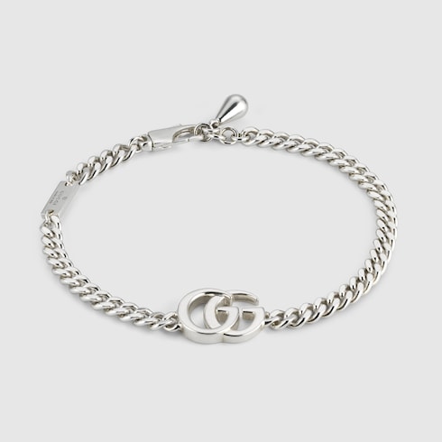 Bracciale con maglia a catena GG Marmont