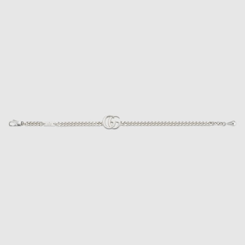 Bracciale con maglia a catena GG Marmont