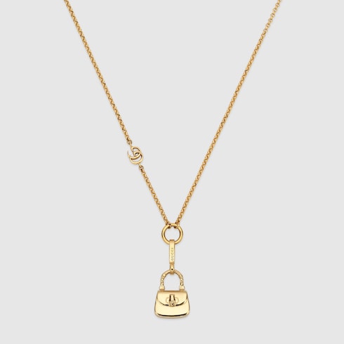 Chain necklace with bag pendant Detail 2