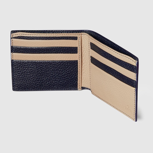 Oatmeal interior bi-fold wallet Detail 4
