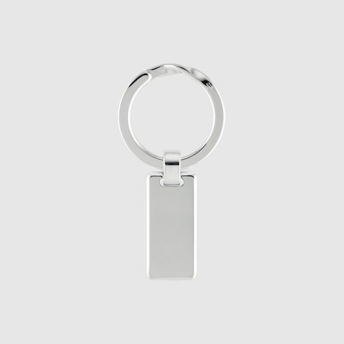 Gucci Signature GG engraved keyring Detail 2