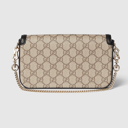 Borsa a spalla Gucci Horsebit 1955 Soft misura piccola