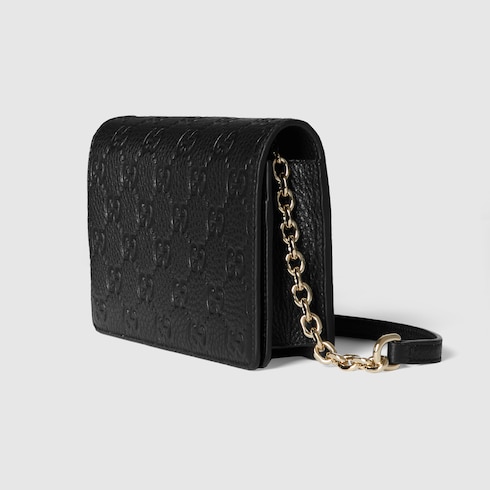 Cartera GG Emblem con cadena