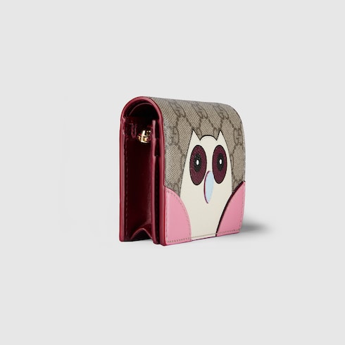 Cartera con GG y búho tamaño pequeño