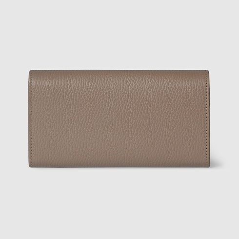 Bi-color GG Marmont continental wallet