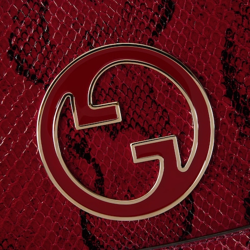 Gucci Blondie python medium shoulder bag Detail 5