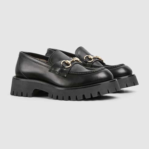 Women's lug sole loafer with Horsebit