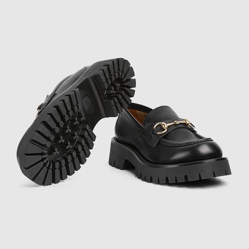Women's lug sole loafer with Horsebit