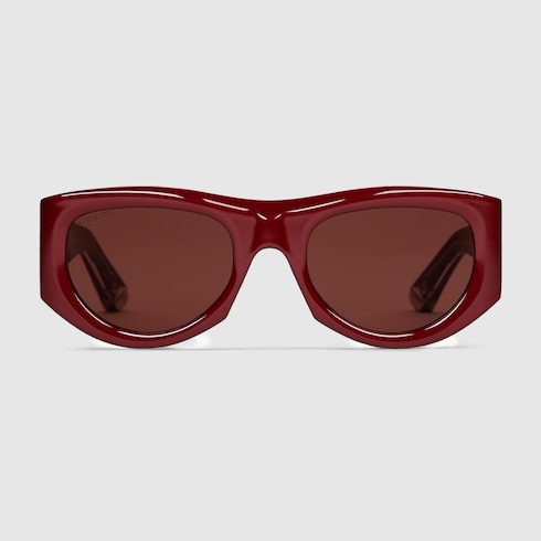 Rectangular-frame sunglasses