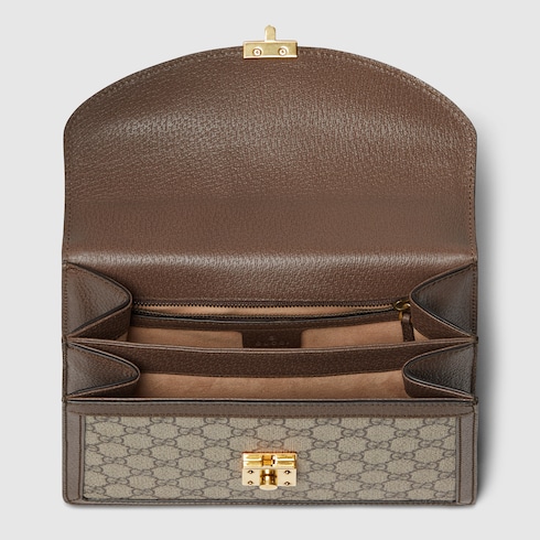 Маленькая сумка Ophidia с ручкой сверху и лентой Web