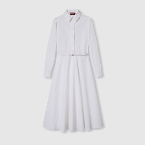 Robe en popeline de coton 