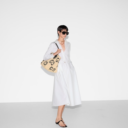 Robe en popeline de coton 