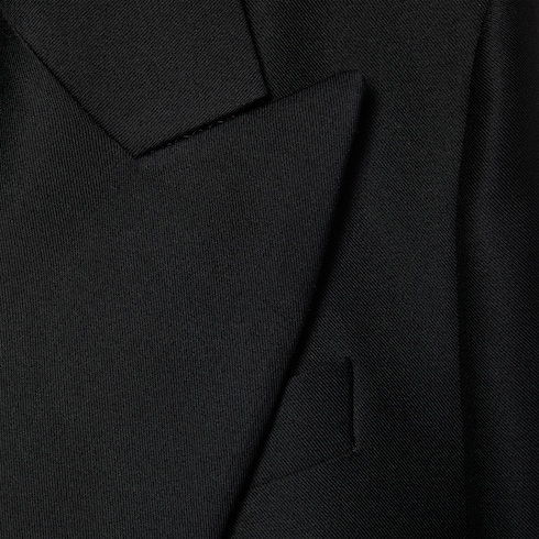 Giacca in gabardina di lana e seta